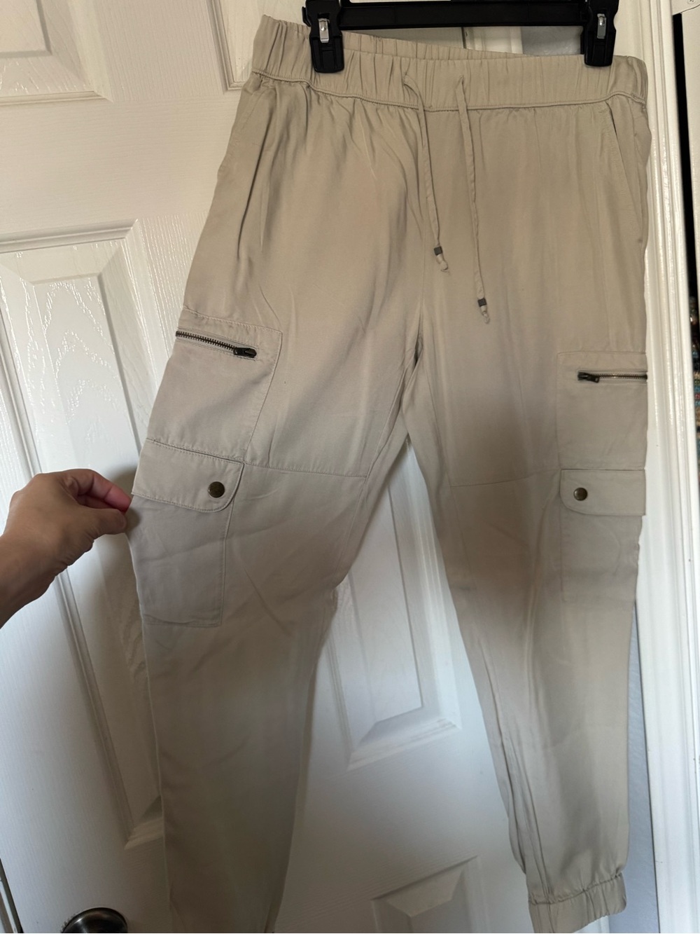 Banana Republic Men's Cargo Jogger Pants - Light Beige